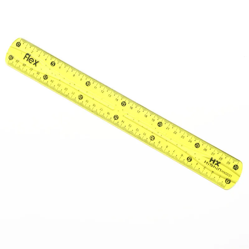 1 pcs Creative Soft ruler 30 cm Multicolur Soft ruler tape measure Used for school student office stationery Supplies