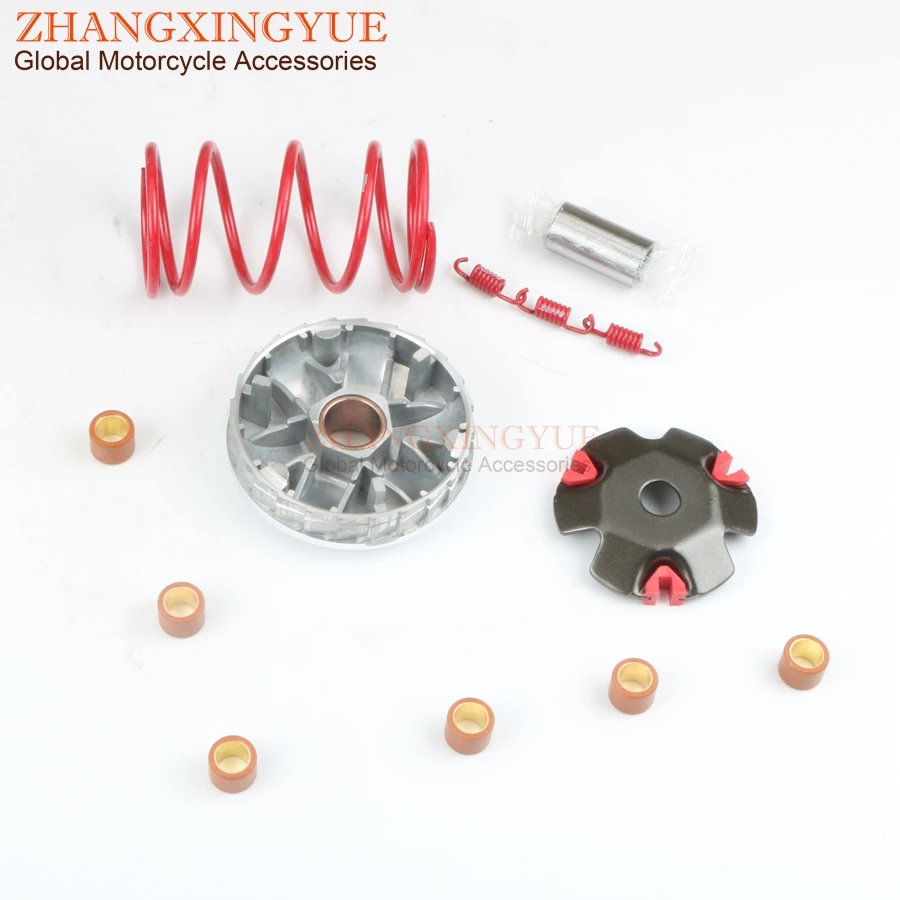 

High quality Front Drive Variator Assembly & 1K 1.5K 2K spring for Peugeot Kisbee 50 V-Clic 50cc GY6 139QMB 4-stroke