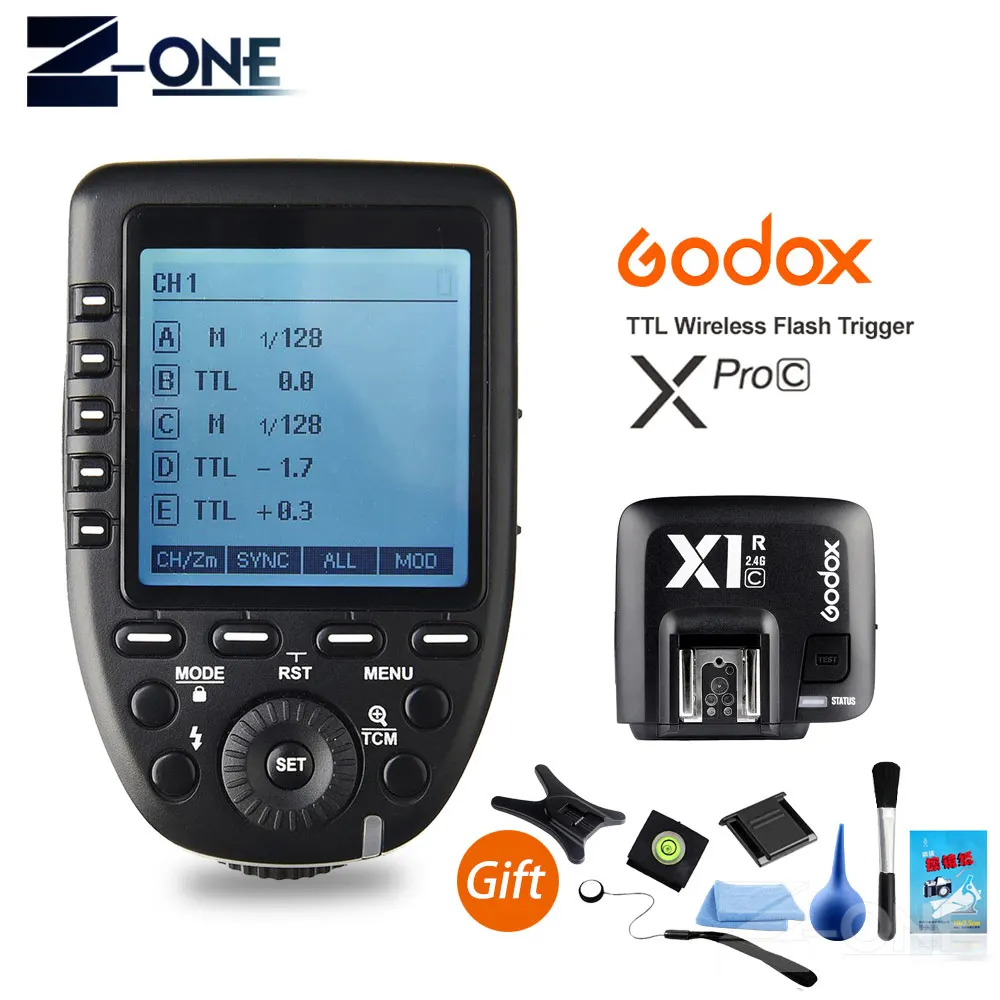 Беспроводной пульт дистанционного управления Godox Xpro C Φ II 2 4G X System триггер с