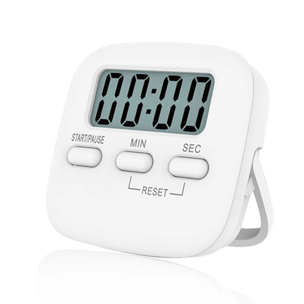Electronic Sports ABS Portable Clear Voice Kitchen Timer Countdown Alarm LCD Digital Office Battery Powered With Speaker Home | Дом и сад