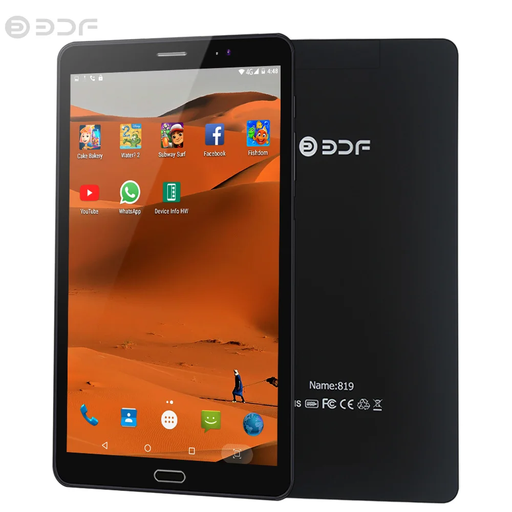  New Design 8 Inch 4G LTE Tablet Pc Android 7.0 Octa Core 3G 4G LTE Mobile Phone Call Dual SIM WiFi 