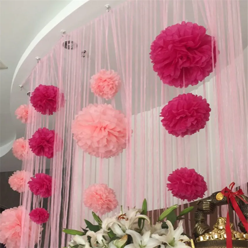 1 шт. большой помпон 12 Дюймов 30 см|kissing ball|tissue paper pom pomspaper poms |