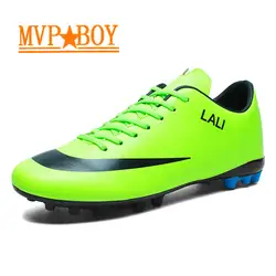 2018 Футбол обувь chuteira кроссовки мужские chuteira мини sepatu krampon cr7 scarpe da calcio korki sportowe chuteira futebol