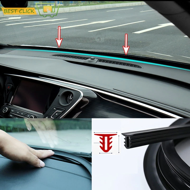 

Car Acoustic Insulation Dashboard Deadening Soundproof Proof Seal Strip For Hyundai Solaris Tucson Elantra Creta for Kia Rio K3