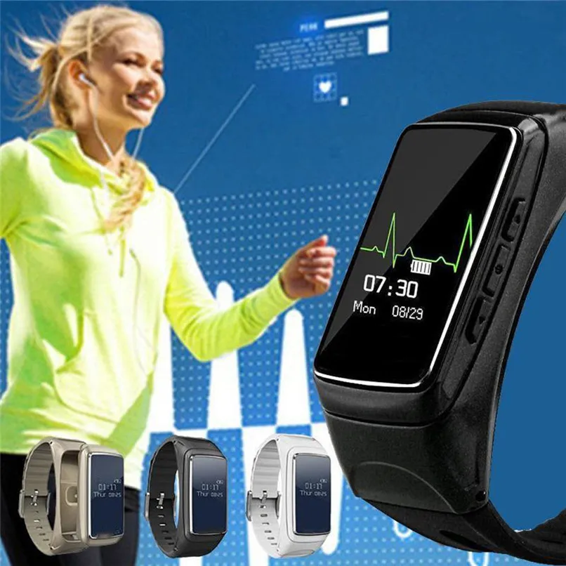 New Arrivals Universal Smart Watches Monitor Pedometer Fitness Wristband Bracelet Free Shipping NOM17