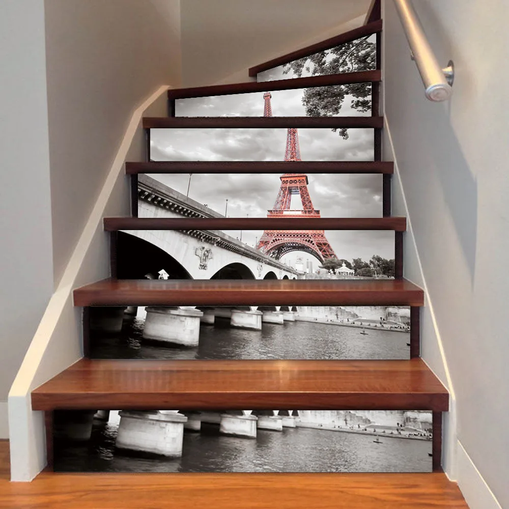Self adhesive Staircase Stickers Tower Stickers Staircase Stickers