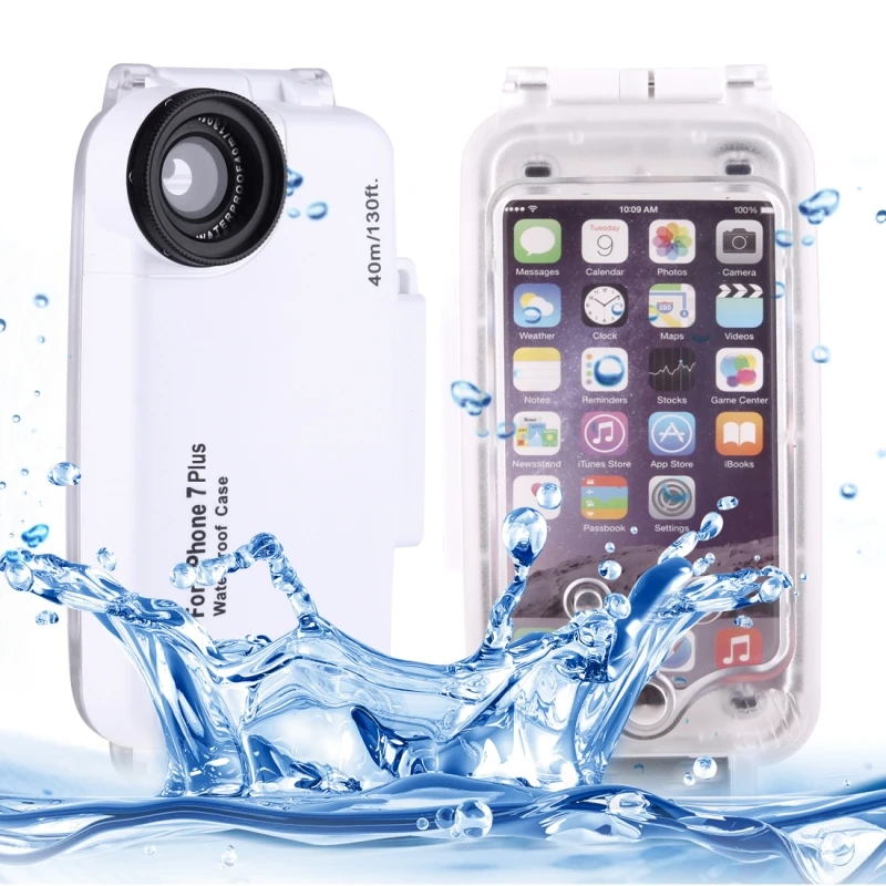 For iPhone 7 Plus Case Water Proof Underwater 40m Waterproof Diving