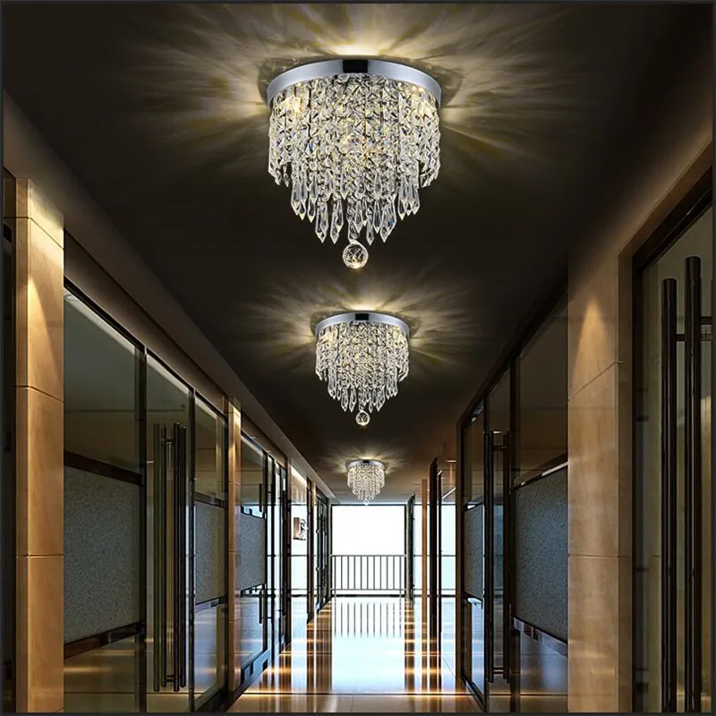 Anclar-luminária de Teto Luminária para Teto em Forma de Cristal Moderna 110v-220v 4 Anclar-luminária de teto moderna, luminária para teto