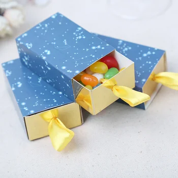 

50Pcs/Set DIY Drawer Shaper Favor Box Travel Candy Chocolate Gifts Box Baby Shower Favors Wedding Party Events Decoration