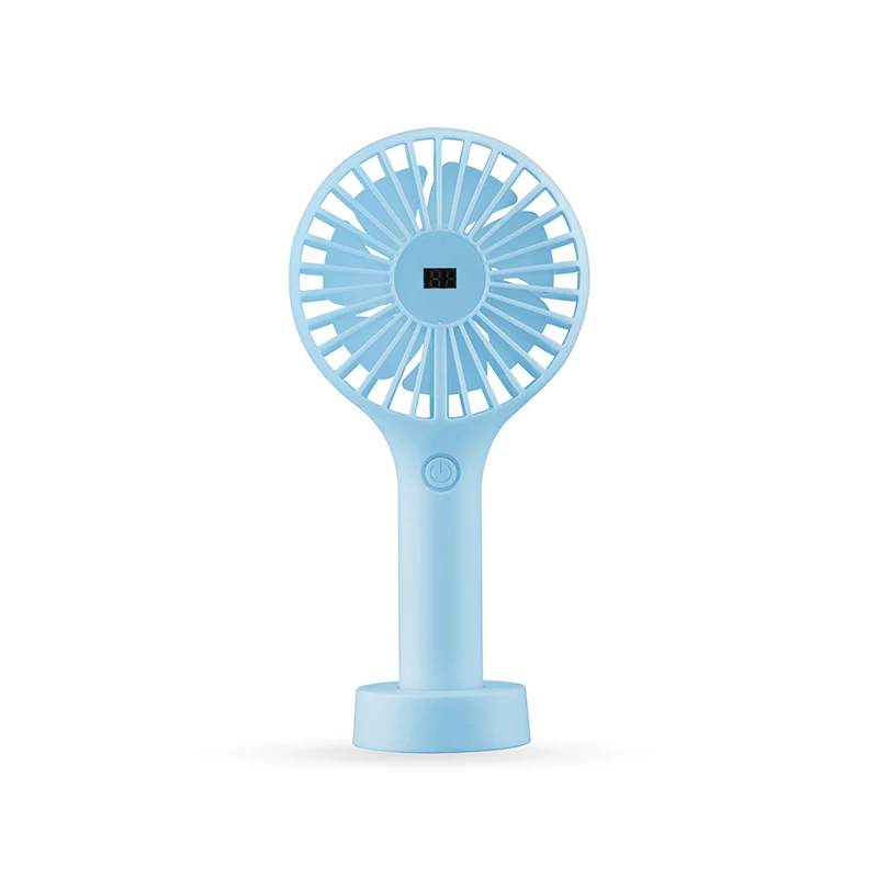

Nanum Handheld Fan Foldable Personal Portable Desktop Table Air Cooling Fan USB Battery Rechargeable Display screen Electric Fan
