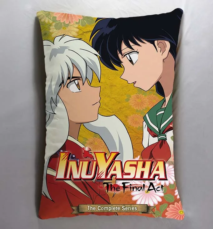 Аниме Манга Inuyasha 40*60 см Наволочка Чехол сиденье постельные принадлежности Подушка - Цвет: Красный