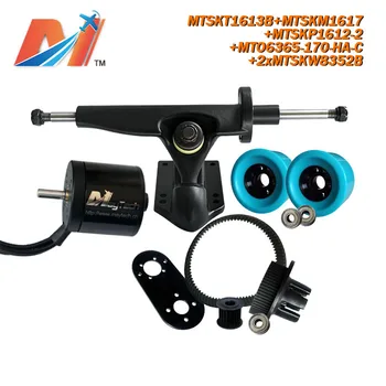 

Maytech for high power bldc motor 6365 170kv and steel pulley wheel system and longboard wheels with truck(6pcs)