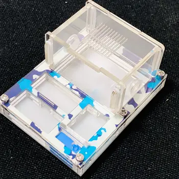 

MINI DIY Acrylic Flat Ant Farm Ant Nest with Feeding Area Ant House for Queen Ant laying eggs Anthill with Moisturizing zone