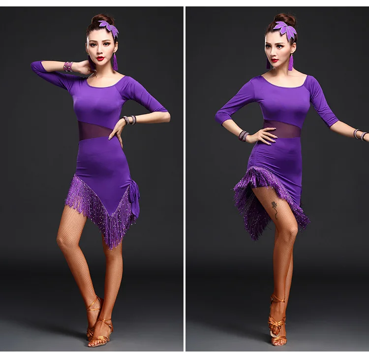 DB24056 latin dance dress-14