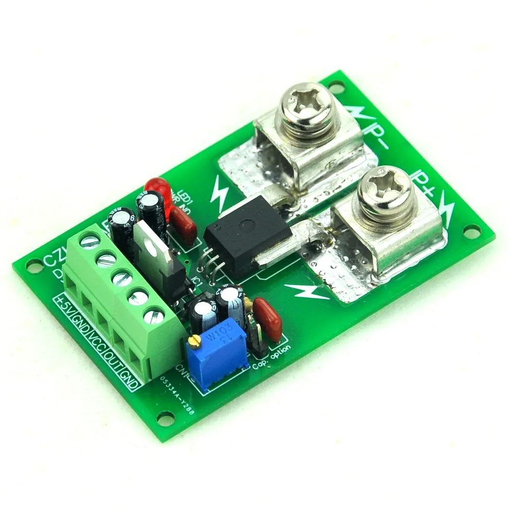 Монтажная панель +/ 100 Ампер AC/DC модуль датчика тока на основе ACS758|current sensor|dc current