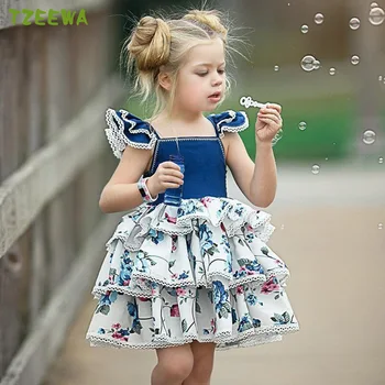 

Princess Summer Baby Girls Dress Kids Vestidos Infantil Girl Party Dresses Children Clothing Girls Tutu Dress Robe Enfant Fille