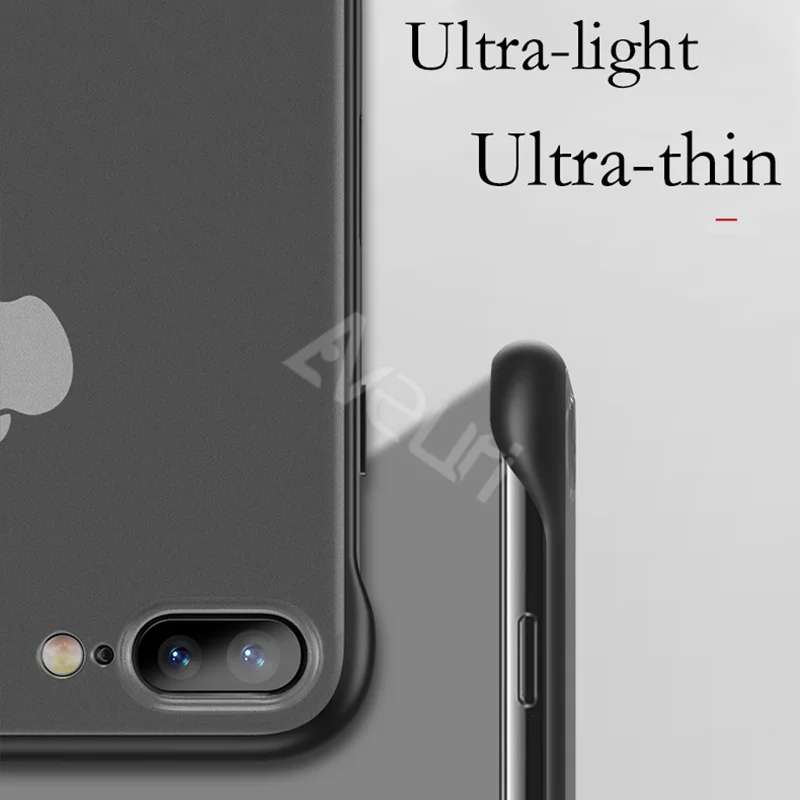 Роскошный прозрачный чехол для iPhone 6 6S 7 8 Plus Ультратонкий Жесткий из