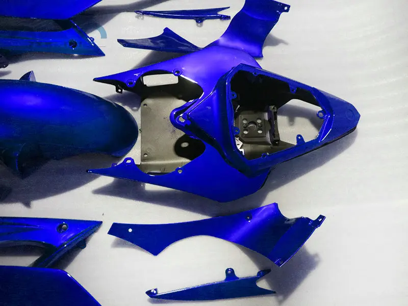 Пользовательский комплект обтекателя впрыска, пригодный для YAMAHA R6 YZFR6 2008- YZF R6 08-15 ABS пластик обтекатели комплект синие части HT14