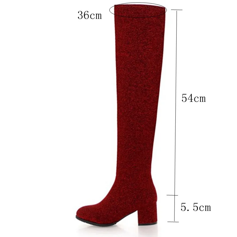 Gruesa Zapatos Tacón De red Black Cuadrado Sobre Mujer Mujeres Lisa Dedo Del Pie Feminino Invierno Botas La B971 grey Rodilla Orcha Talón xw5qYPpxX