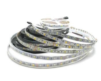 

LED Strip 5050 RGBW Waterproof IP67/IP65 DC12V Flexible LED Light RGB + White / Warm White 60 LED/m 5m/lot.