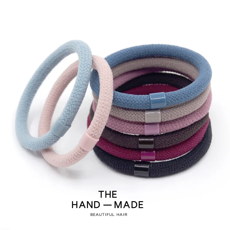 

Women Simple Pink Gray High-Elastic Hair Bands Headdress Headbands Solid Based Hair Head Ropes Jewelry Girls Hair Accessories