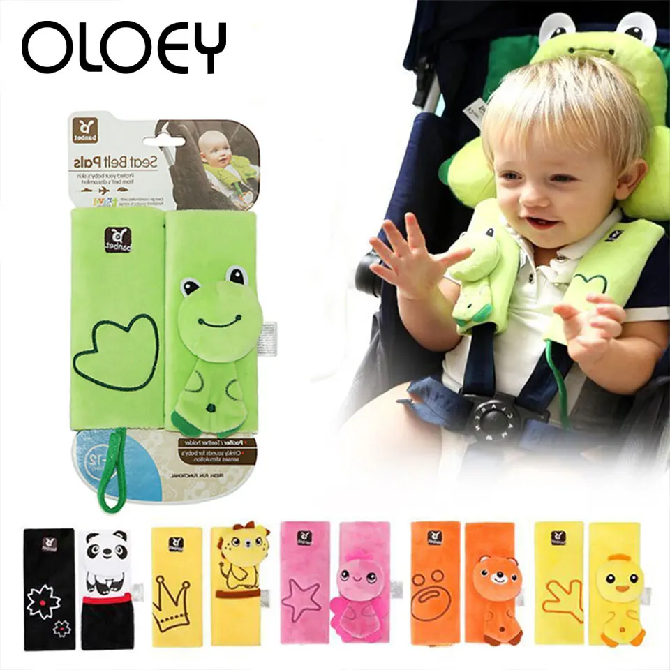 

Baby Car Seat Safety Belt Strap Cover Pad Safety Shoulder Pads Soft Strap Protection Cushion Baby Stroller Accessories