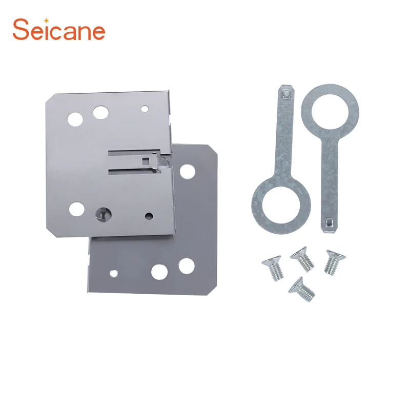 Seicane Universal Metal Silver Installation Mounting Brackets Install