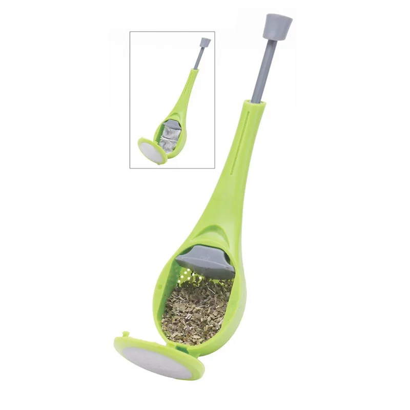 

Tea Infuser Built-in plunger Healthy Intense Flavor Reusable Tea bag Plastic Tea&Coffee Strainer Measure Swirl Steep Stir&Press