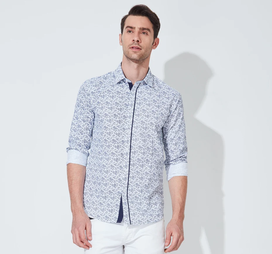 3 Brand 2017 Fashion Male Shirt Long-Sleeves Tops Color Casual Mens Dress Shirts Slim Men Shirt 