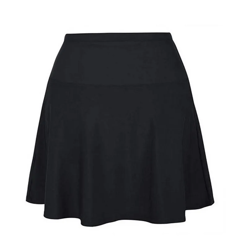 2019 New Summer Women High Waist Swim Bottom Athletic Swimpant Swimsuits Tankini Mini Skirt With Panty #E01 (2)