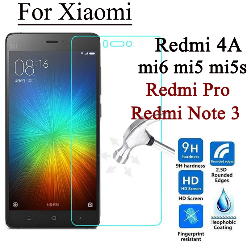 Закаленное стекло GerTong премиум класса для Xiaomi Redmi 4A note 2 3 mi5 mi4 mi4C Защита экрана mi 5 4 A