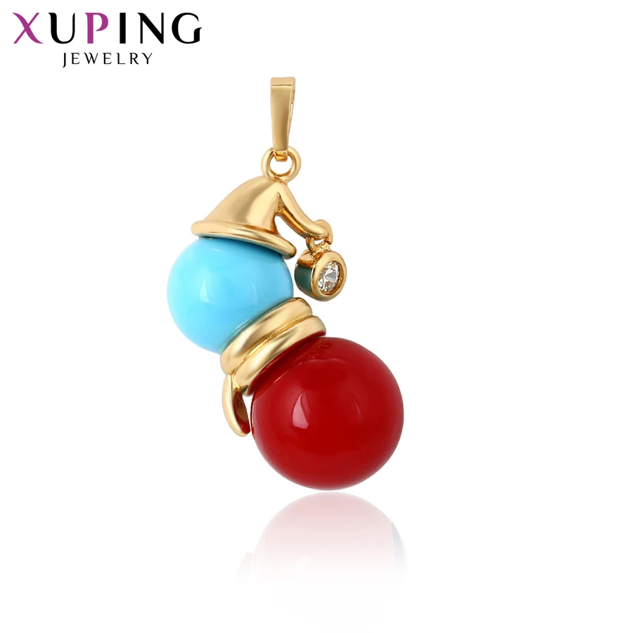 11 Xuping Snowma Pendantl ожерелье с имитацией жемчуга модное ювелирное изделие милый