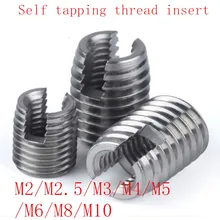 20pcs 10pcs m2 m2 5 m3 m4 m5 m6 m8 stainless steel self tapping thread insert