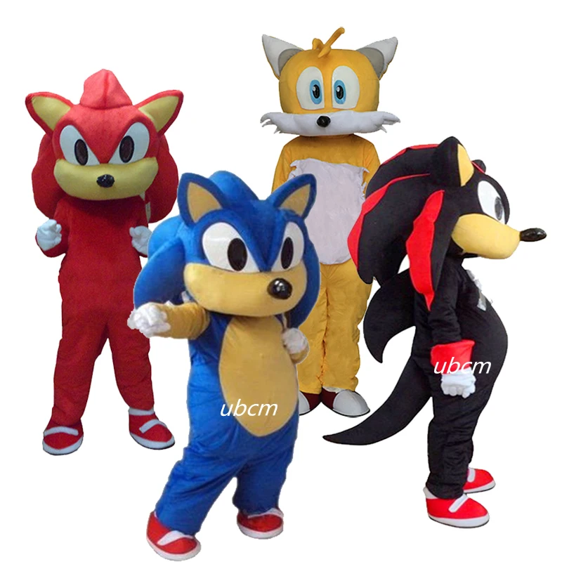 Sonic Costume Adult Sonic The Hedgehog Funny Mens Halloween Fancy Dress