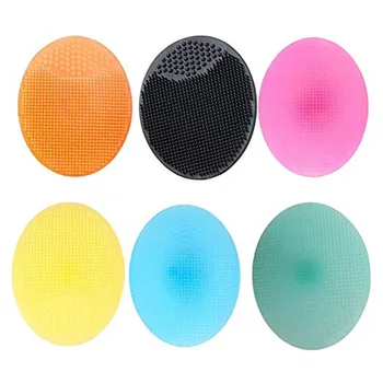 

1pcs SPA Silicone Beauty Wash Pad Skin Scrub Cleaning Pad Wash Face Facial Exfoliating Brush Cleanser Tool Shampoo Bruh