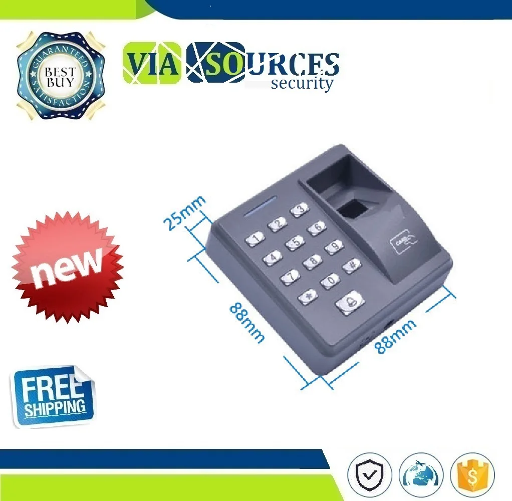 

Fingerprint Access Control Machine With Keypad Fingerprint Scanner For RFID Door Access Control System Automation Home Security