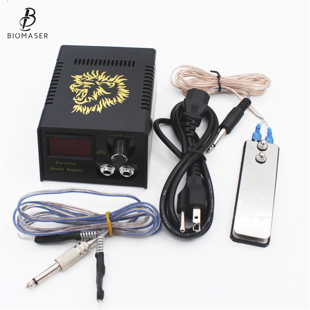 New Machine Tattoo Tattoo Power Supply Set LCD Display Digital Tattoo