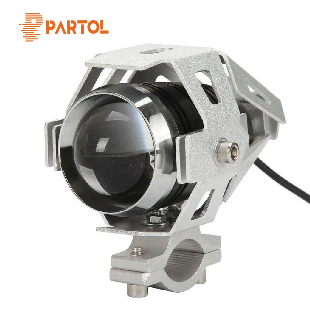 Partol 125 Вт мотоциклетные фары для мотоцикла 3000LM дальнего ближнего света мигающие