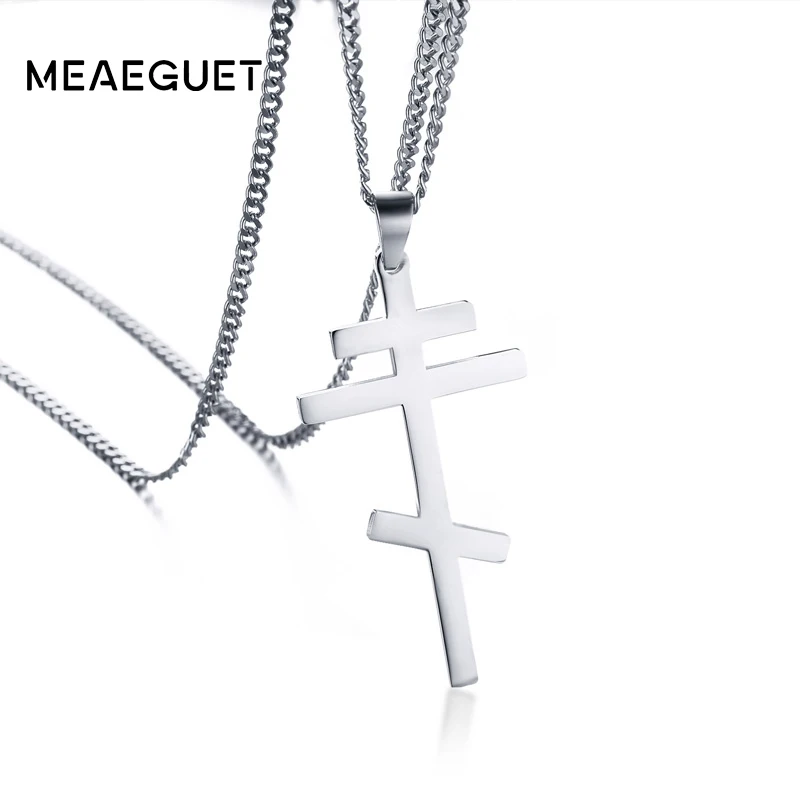 Meaeguet русский православный крест кулон для Для мужчин женщин христианское