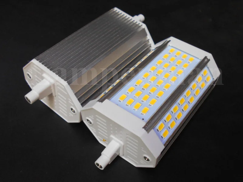 30 шт./лот R7S светодиодный лампы 118 мм 25 W 35 W 5630 SMD 64 светодиодный SpoltLight лампы не-затемнения с вентиляторами