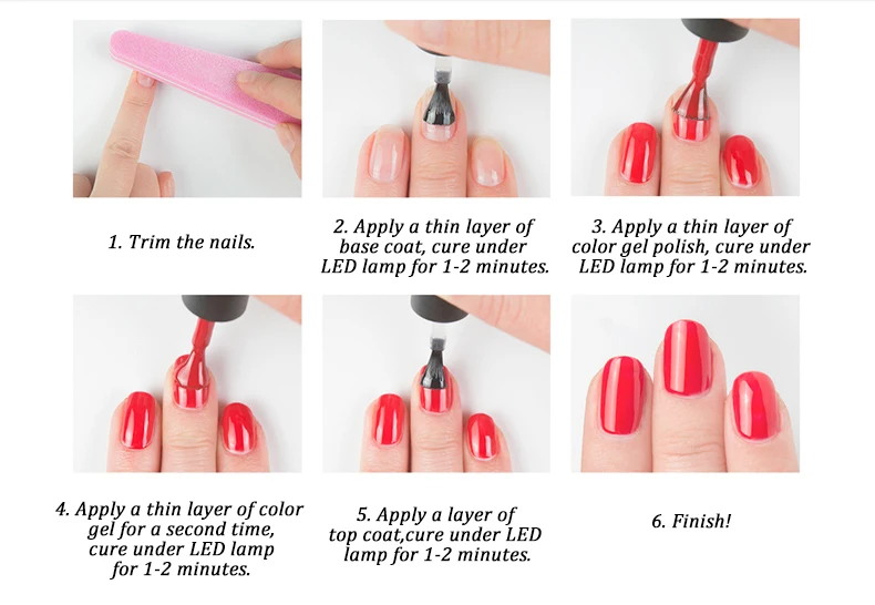 Гель лак для ногтей 10 мл|uv nail gel polish|uv polishnail polish |