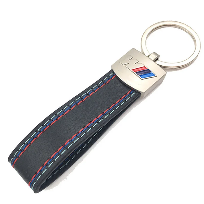 

Metal Key Chain For Car Keyring Leather Car Key Ring Logo Keyfob Keychain for Key Accessories Holder Jewelry Bag Pendant Gift