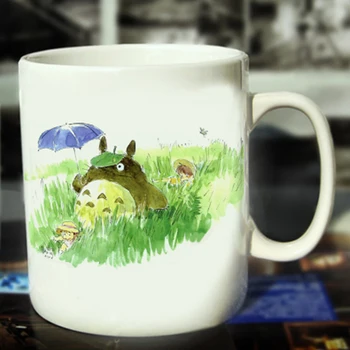 

New Totoro Ceramic Coffee Mug White Color Or Color Changed Cup Field Trip---Loveful