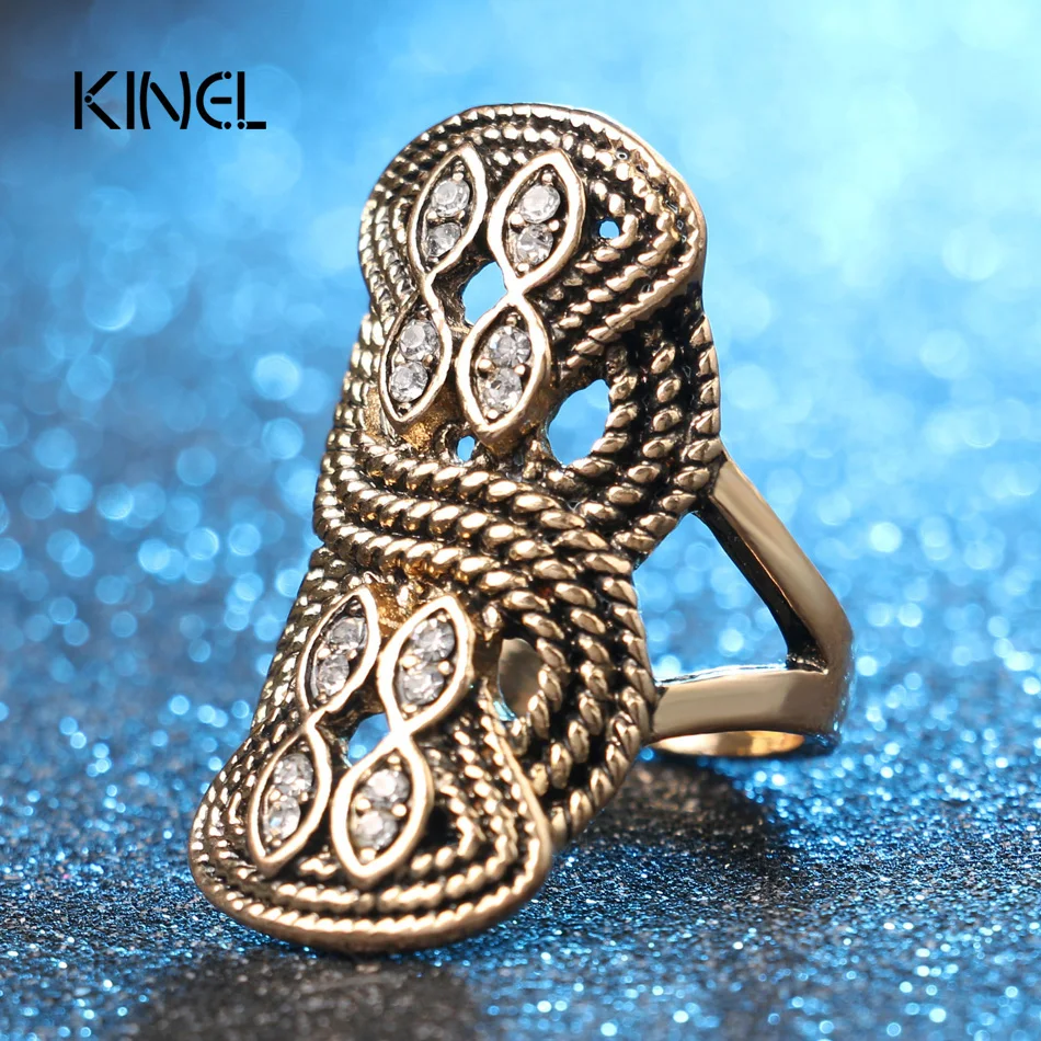 Уникальное винтажное свадебное кольцо, индейка, ювелирные изделия с кристаллами, большой размер 10, кольца для женщин, аксессуары для женщин, новинка