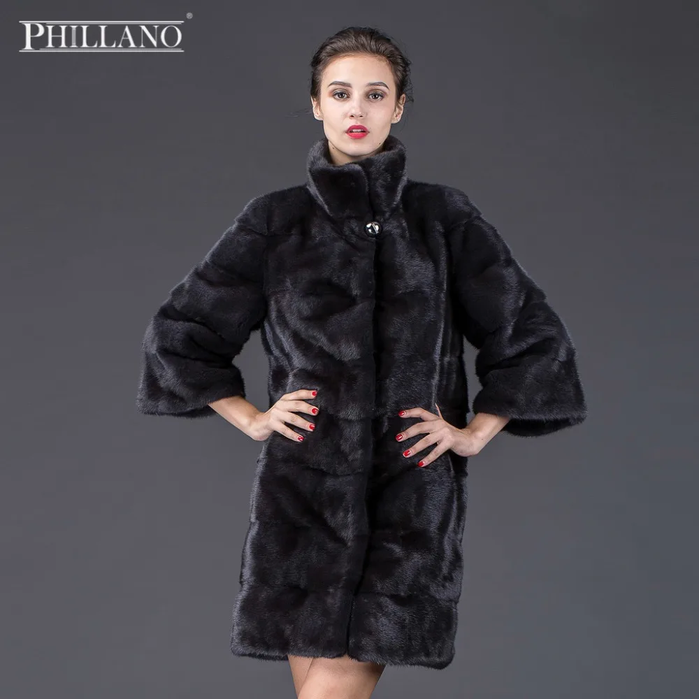 Новая Зимняя Коллекция PHILLANO 2016 Шубы Из Натурального Меха Норки. Куртка Женская