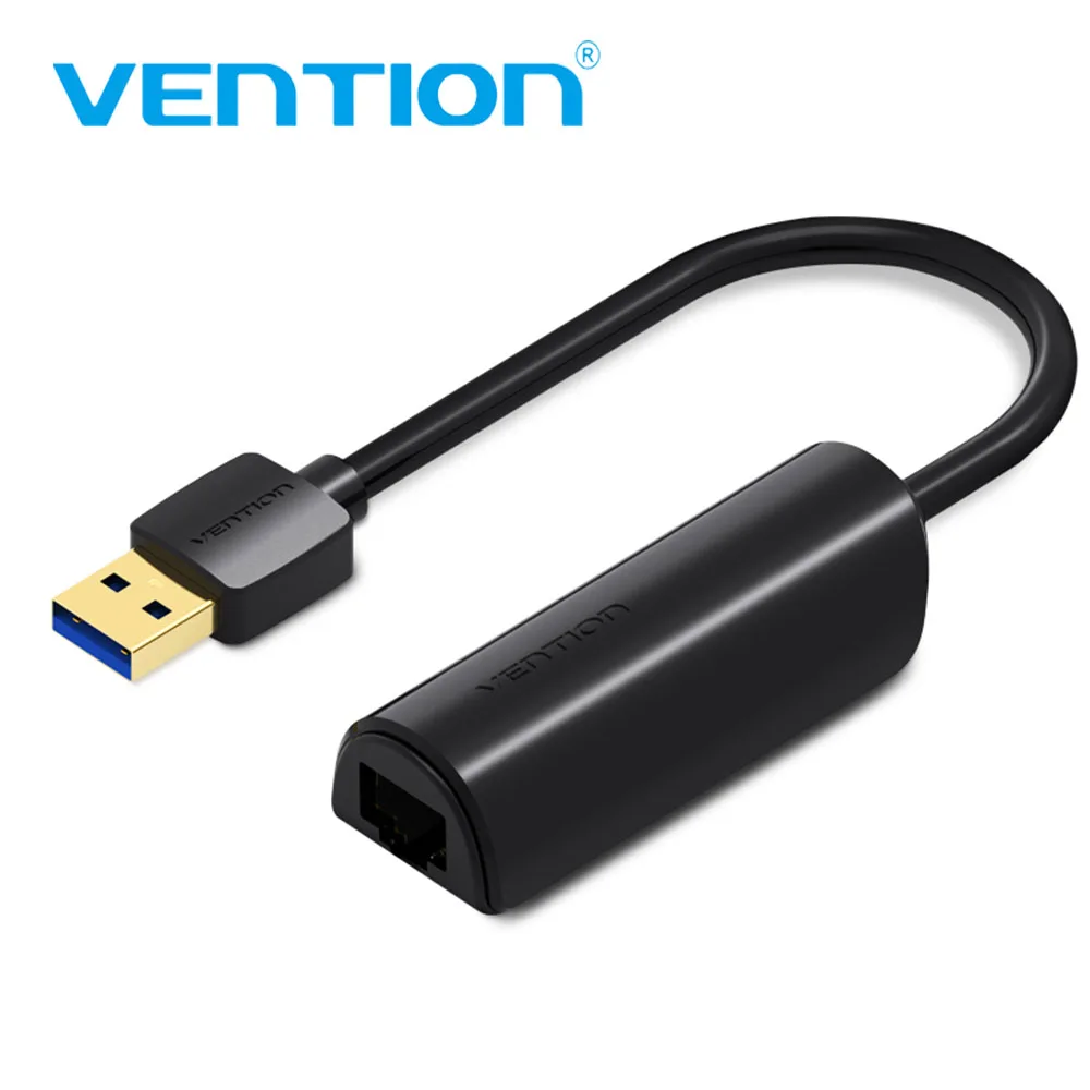 

Vention USB Ethernet Adapter USB Network Card USB 3.0 2.0 to Ethernet RJ45 Lan Gigabit Internet For Laptop PC Windows 7 8 XP Mac