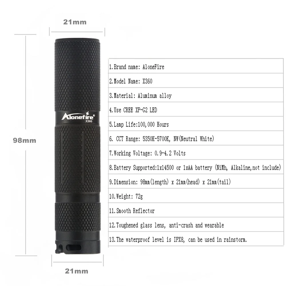 X360 led flashlight (10)