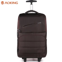 Нейлоновый Водонепроницаемый Чемодан-тележка рюкзак для женщин и мужчин легкий багажный мешок для ноутбука рулон колесных тележек сумки