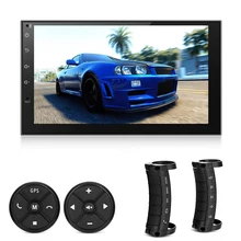 Universal Android 6.0 WiFi Enlace Espejo Coche Reproductores Multimedia 7 ”Navegación GPS Auto Radio FM Bluetooth 2 Din Vídeo Del Coche jugador