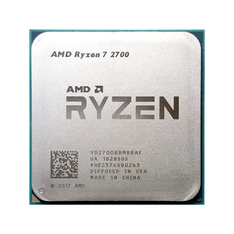 

AMD Ryzen 7 2700 R7 2700 3.2 GHz Eight-Core CPU processor YD2700BBM88AF Socket AM4